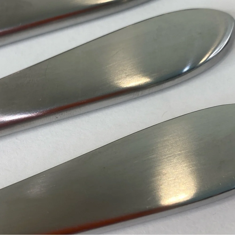 Lot Of 6 Robert Welch RW Meridian Satin Serrated Dinner Knives Replacement Lot B
